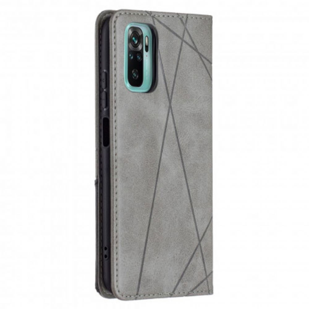 Bescherming Hoesje voor Xiaomi Redmi Note 10 / 10S Folio-hoesje Artiestenstijl
