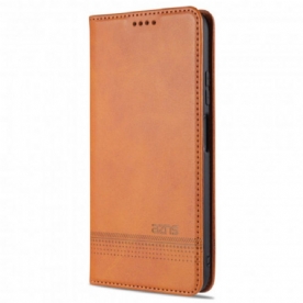 Bescherming Hoesje voor Xiaomi Redmi Note 10 / 10S Folio-hoesje Azns Lederen Stijl