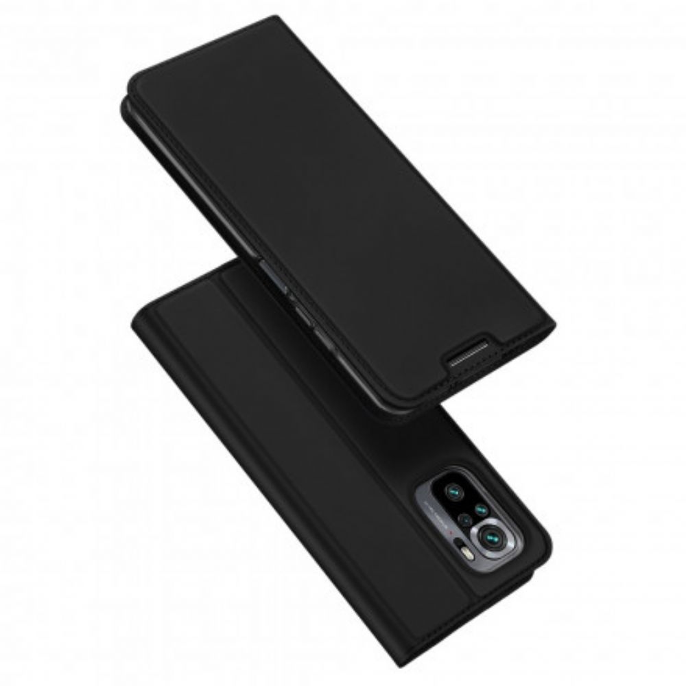 Bescherming Hoesje voor Xiaomi Redmi Note 10 / 10S Folio-hoesje Dux Ducis Pro-skin