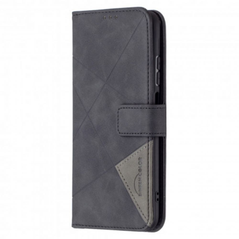Folio-hoesje voor Xiaomi Redmi Note 10 / 10S Driehoek Binfen Kleur
