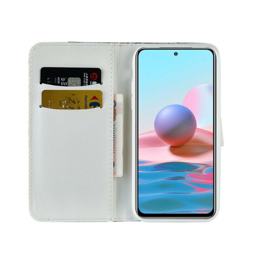 Folio-hoesje voor Xiaomi Redmi Note 10 / 10S Kroon Diamanten