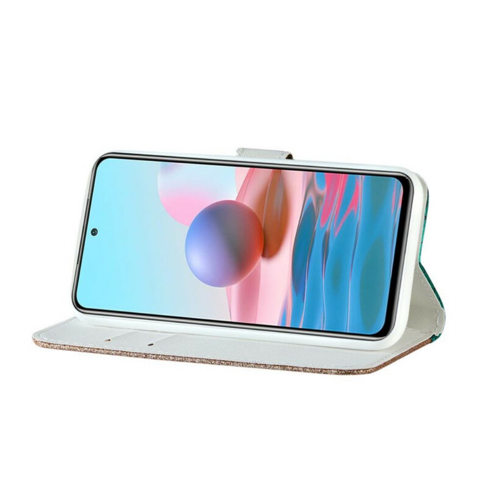 Folio-hoesje voor Xiaomi Redmi Note 10 / 10S Kroon Diamanten