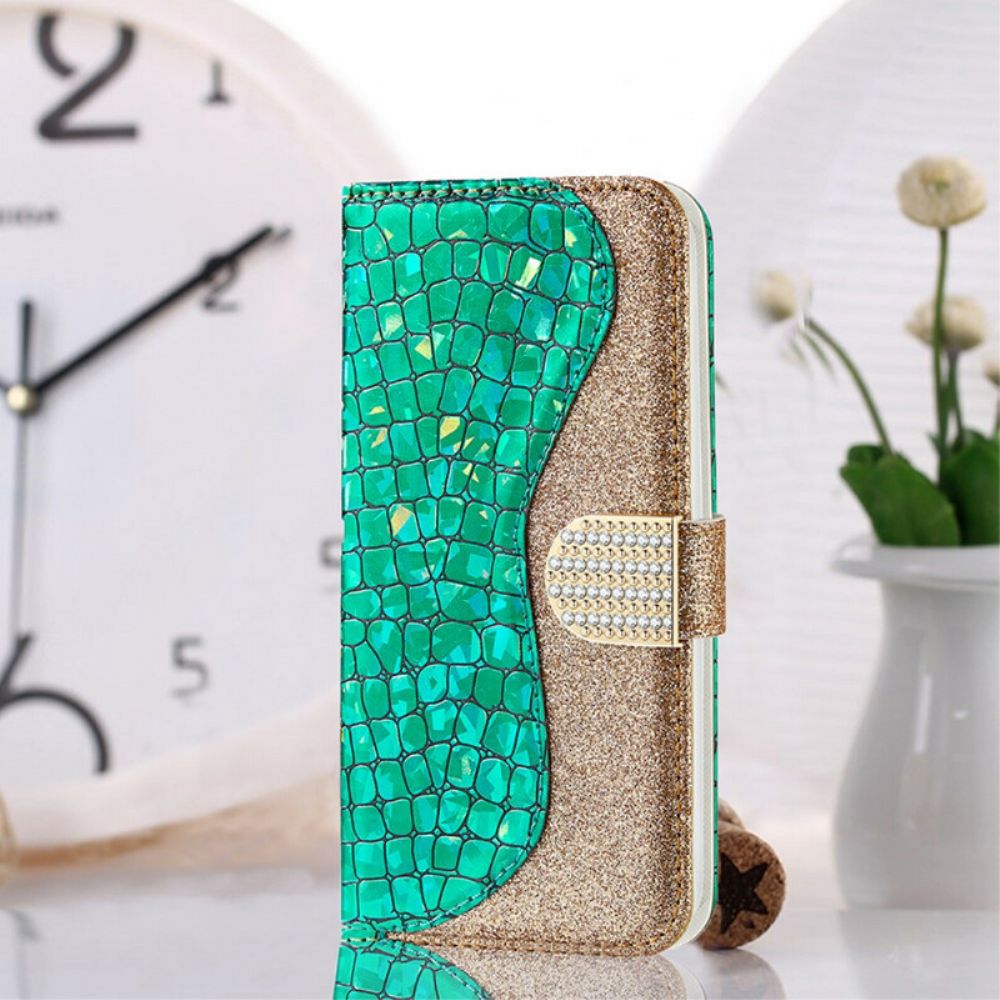 Folio-hoesje voor Xiaomi Redmi Note 10 / 10S Kroon Diamanten