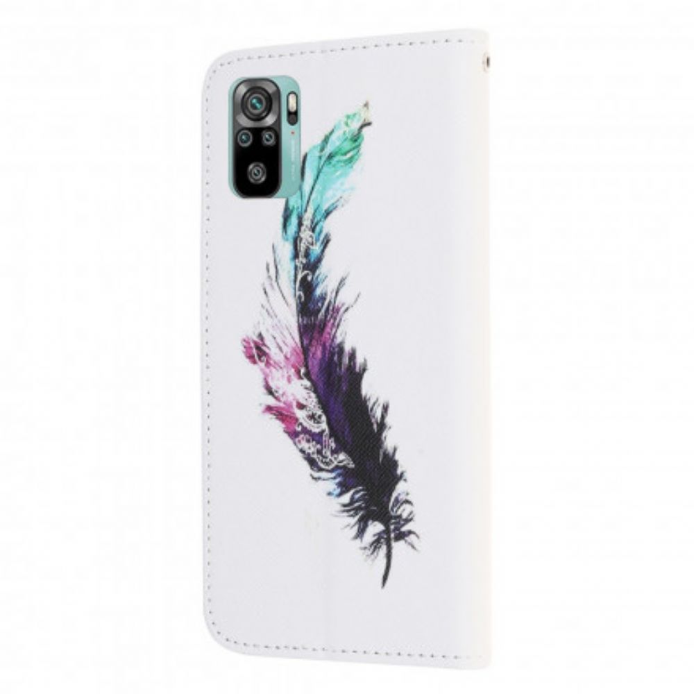 Folio-hoesje voor Xiaomi Redmi Note 10 / 10S Met Ketting Thong Veer