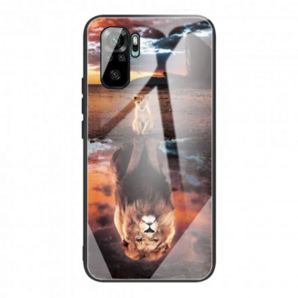 Hoesje voor Xiaomi Redmi Note 10 / 10S Cub Dream Gehard Glas