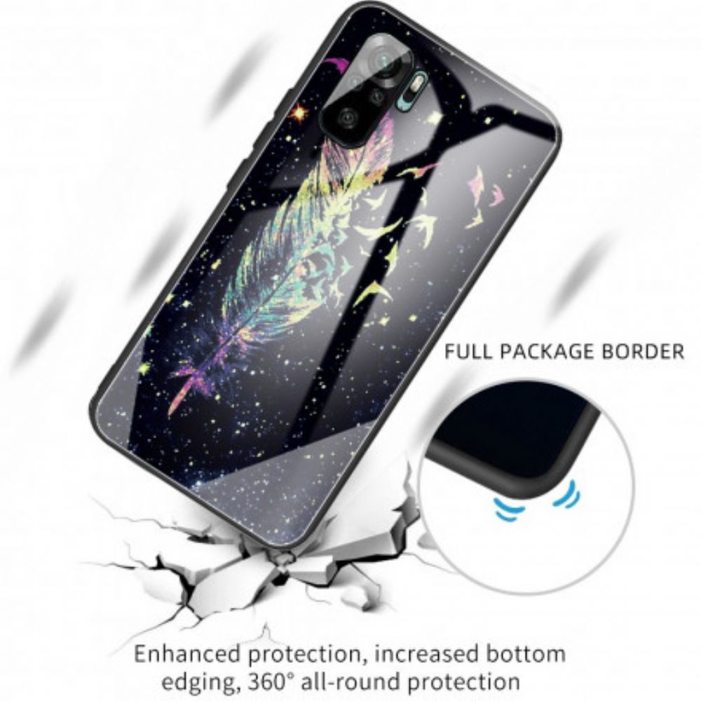 Hoesje voor Xiaomi Redmi Note 10 / 10S Gehard Glas Veer