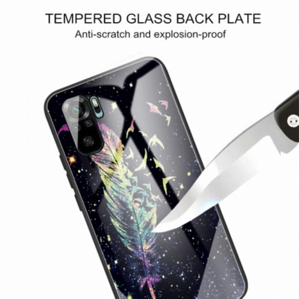 Hoesje voor Xiaomi Redmi Note 10 / 10S Gehard Glas Veer