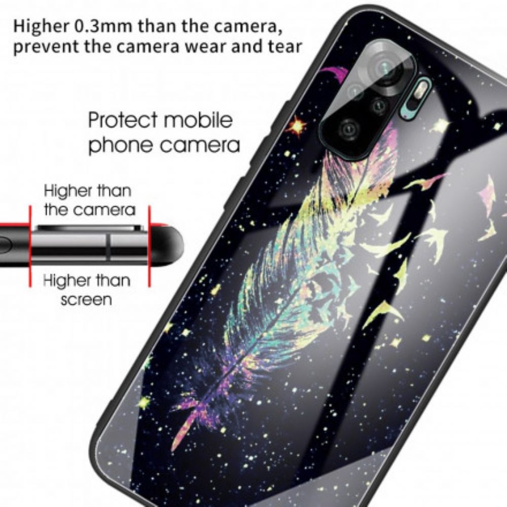 Hoesje voor Xiaomi Redmi Note 10 / 10S Gehard Glas Veer