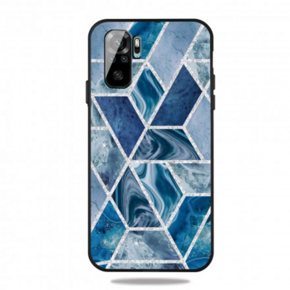 Hoesje voor Xiaomi Redmi Note 10 / 10S Glitter Marmer