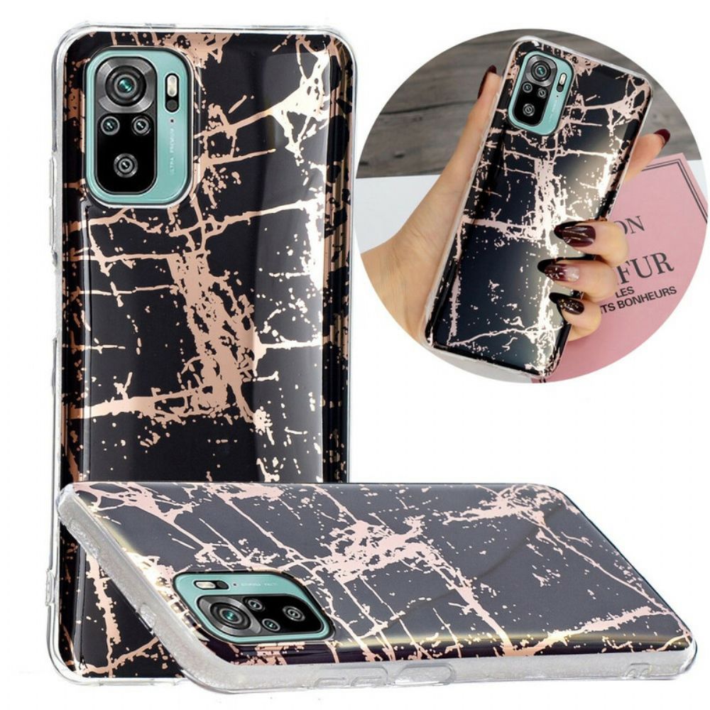 Hoesje voor Xiaomi Redmi Note 10 / 10S Marmeren Geometrie