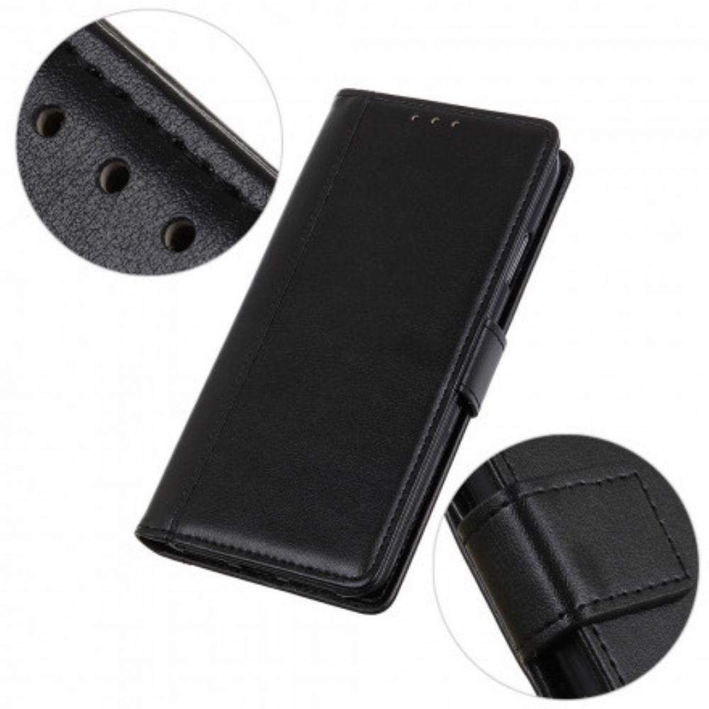 Leren Hoesje voor Xiaomi Redmi Note 10 / 10S Gesplitste Leerstijl