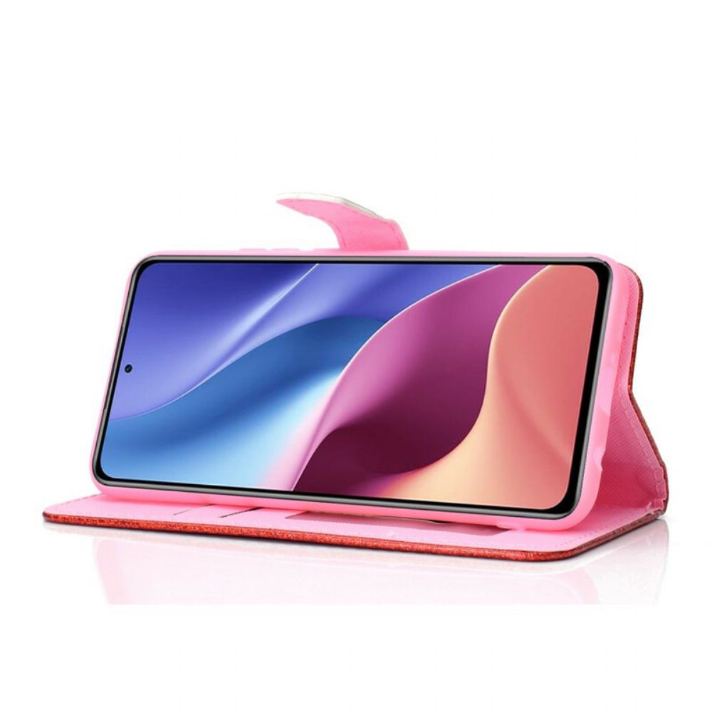 Leren Hoesje voor Xiaomi Redmi Note 10 / 10S Pailletten