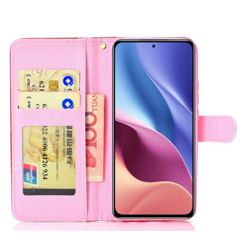 Leren Hoesje voor Xiaomi Redmi Note 10 / 10S Pailletten