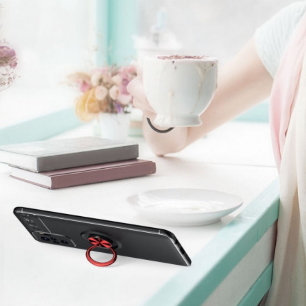 Telefoonhoesje voor Xiaomi Redmi Note 10 / 10S Draaiende Ring
