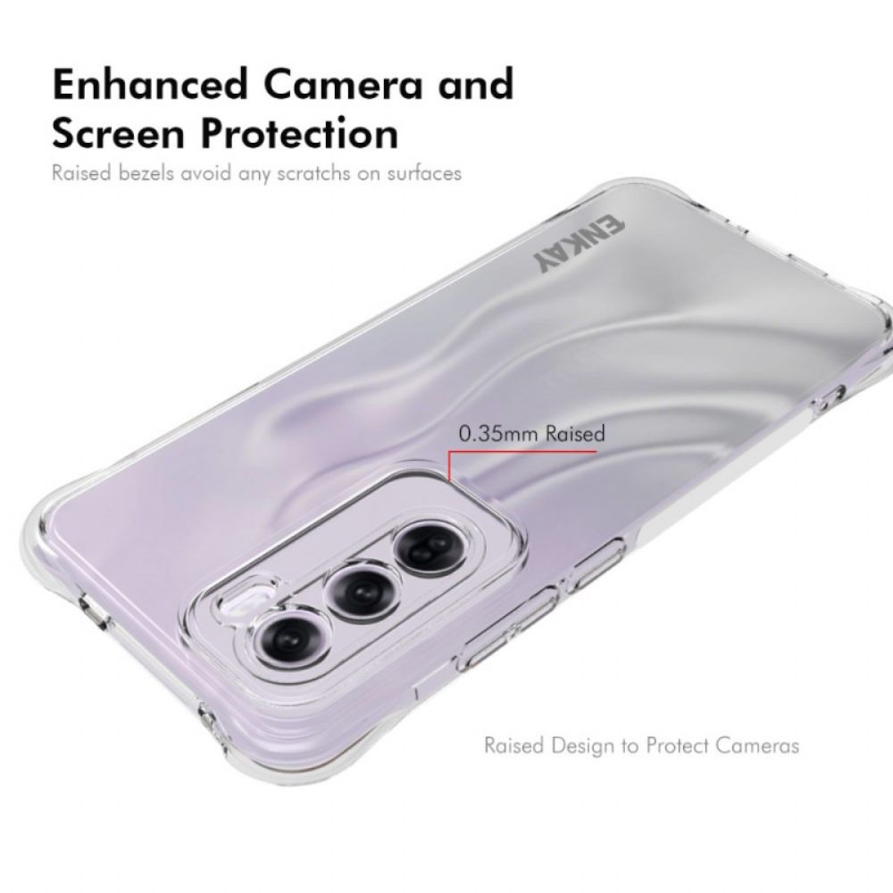 Case Hoesje Oppo Reno 12 Pro 5g Telefoonhoesje Transparant Enkay