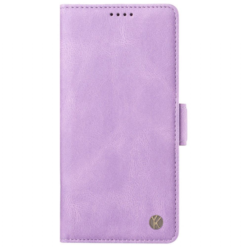 Folio-hoesje Oppo Reno 12 Pro 5g Yikatu Suède-effect