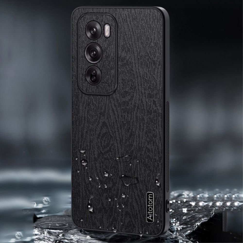Hoesje Oppo Reno 12 Pro 5g Houteffect Bescherming Hoesje