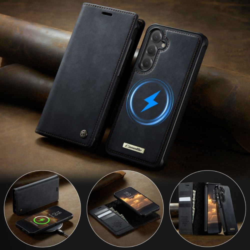 Bescherming Hoesje Samsung Galaxy S25 Fe Portemonnee Met Afneembare Hoes Rfid