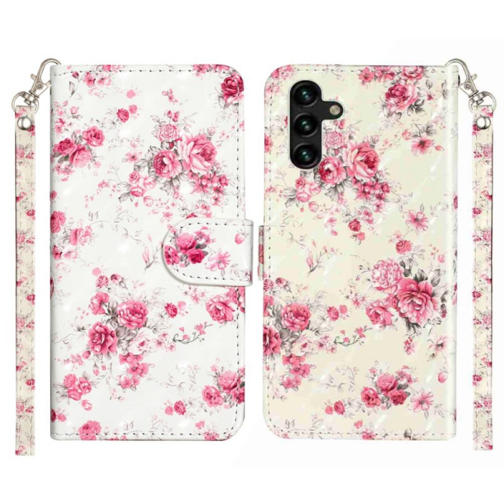 Bescherming Hoesje Samsung Galaxy S25 Fe Rozen Met Koord