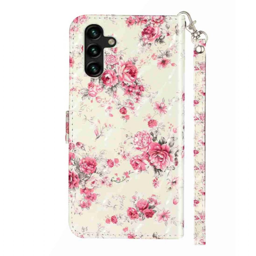 Bescherming Hoesje Samsung Galaxy S25 Fe Rozen Met Koord