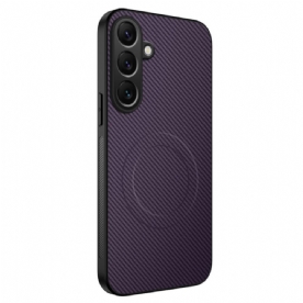 Case Hoesje Samsung Galaxy S25 Fe Telefoonhoesje Compatibel Met Magsafe Carbon Fiber
