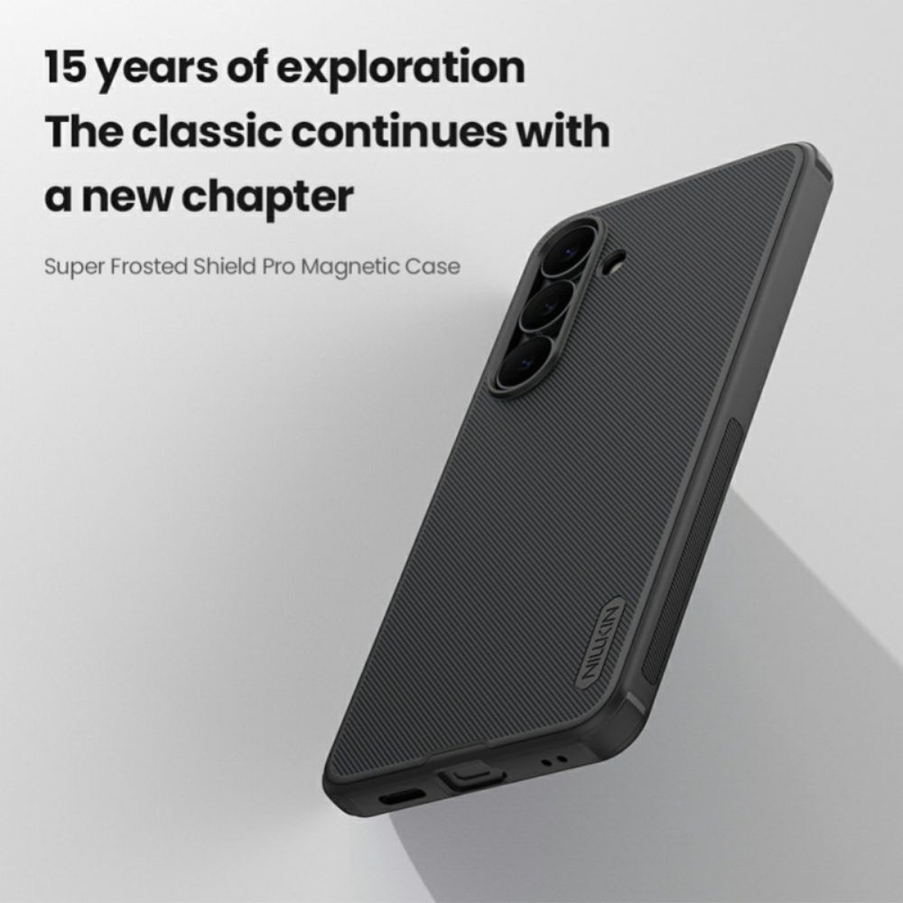 Cover Hoesje Samsung Galaxy S25 Fe Telefoonhoesje Compatibel Met Magsafe Frosted Shield Pro Nillkin