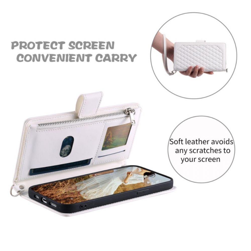 Flip Case Leren Samsung Galaxy S25 Fe Gewatteerd