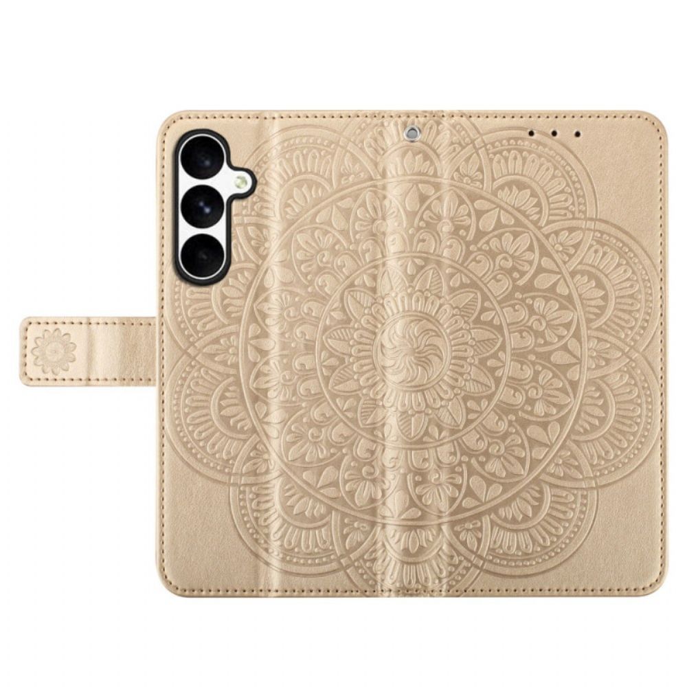 Flip Case Leren Samsung Galaxy S25 Fe Mandala-print