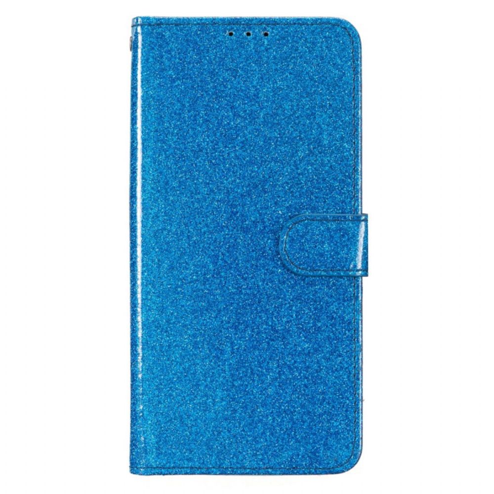 Flip Case Leren Samsung Galaxy S25 Fe Pailletten