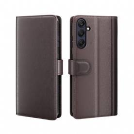 Folio-hoesje Samsung Galaxy S25 Fe Echt Leer