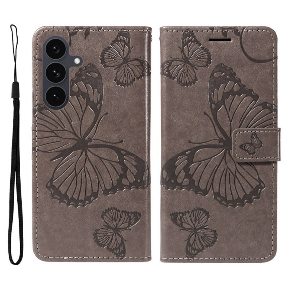 Folio-hoesje Samsung Galaxy S25 Fe Giant Vlinders