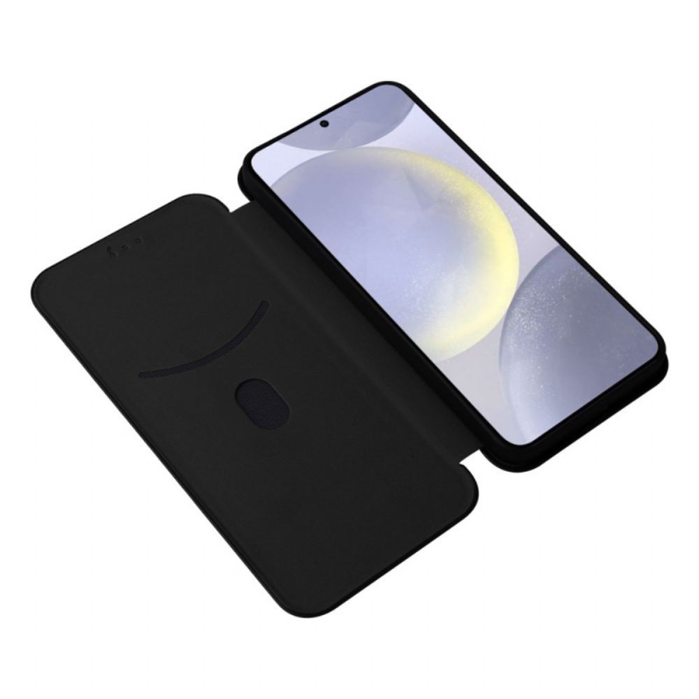 Folio-hoesje Samsung Galaxy S25 Fe Koolstofvezel