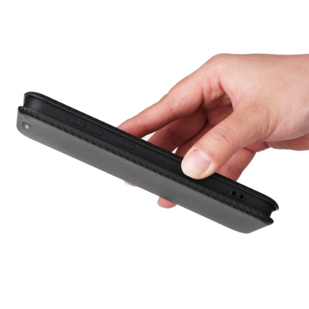 Folio-hoesje Samsung Galaxy S25 Fe Koolstofvezel