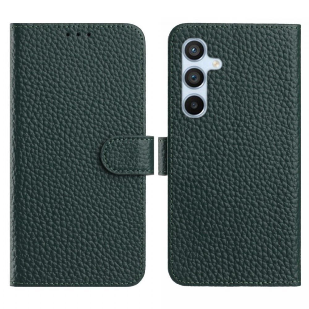 Folio-hoesje Samsung Galaxy S25 Fe Telefoonhoesje Echt Leer