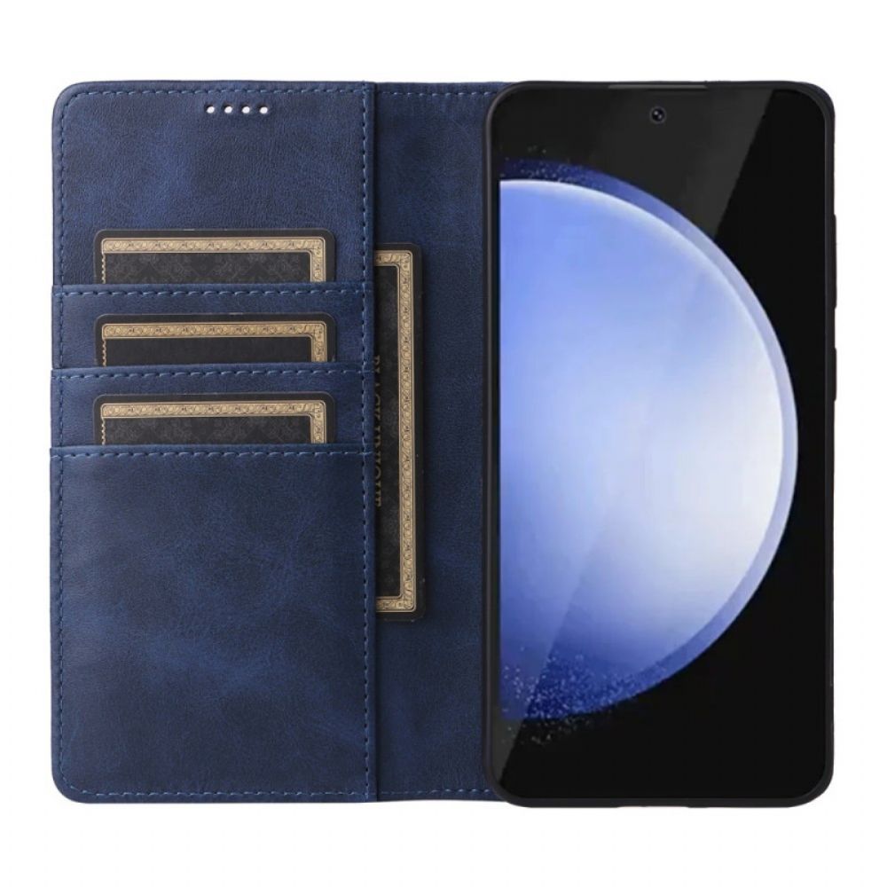 Folio-hoesje Samsung Galaxy S25 Fe Telefoonhoesje Leerlook