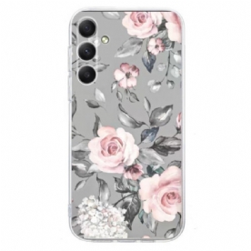 Hoesje Samsung Galaxy S25 Fe Bloemenpatroon