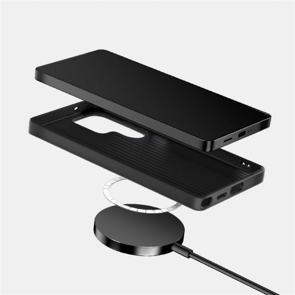 Hoesje Samsung Galaxy S25 Fe Compatibel Met Abeel Hybrid Magsafe Bescherming Hoesje