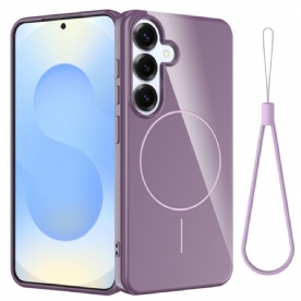 Hoesje Samsung Galaxy S25 Fe Compatibel Met Magsafe Met Polsbandje