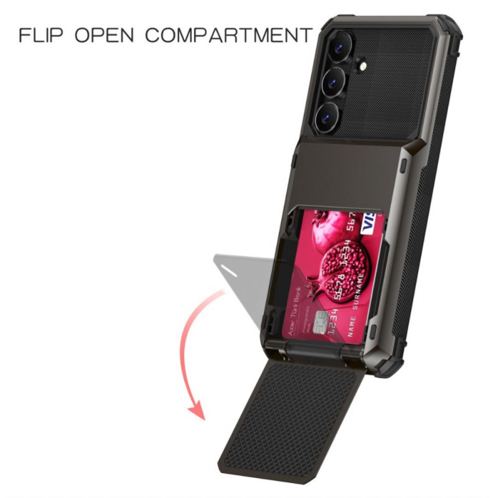 Hoesje Samsung Galaxy S25 Fe Flip Kaarthouder Bescherming Hoesje