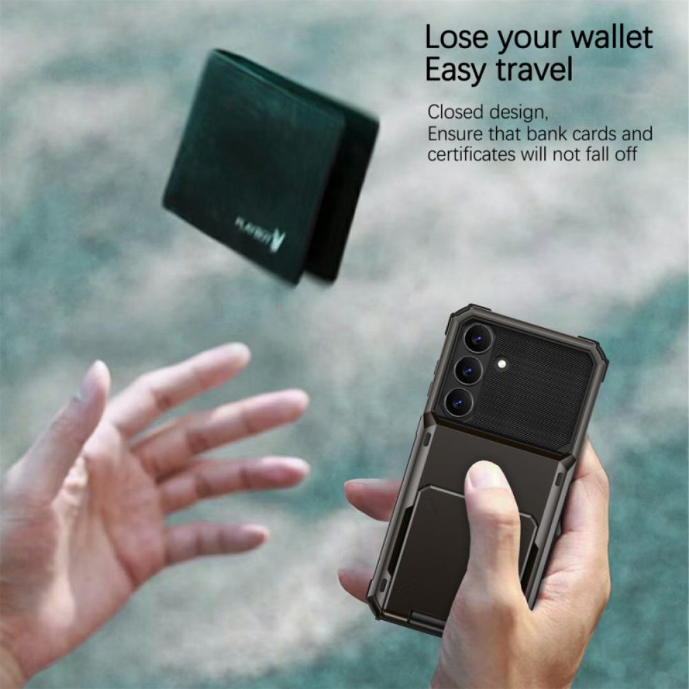 Hoesje Samsung Galaxy S25 Fe Flip Kaarthouder Bescherming Hoesje