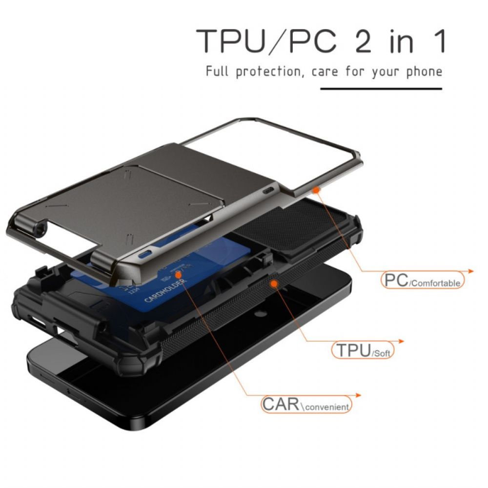 Hoesje Samsung Galaxy S25 Fe Flip Kaarthouder Bescherming Hoesje