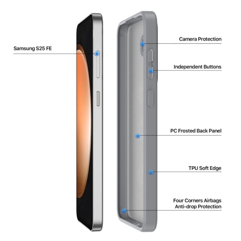 Hoesje Samsung Galaxy S25 Fe Mat Hybride