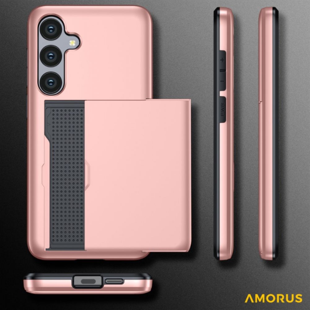 Hoesje Samsung Galaxy S25 Fe Schuifbare Kaarthouder Bescherming Hoesje