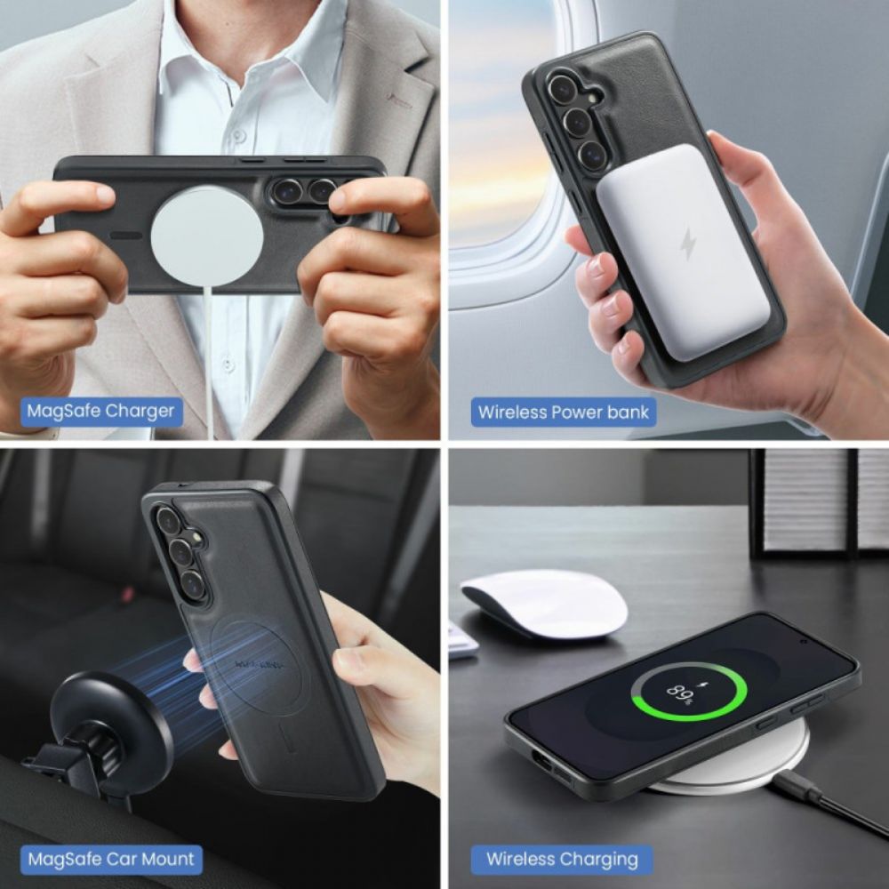 Hoesje Voor Samsung Galaxy S25 Fe Afneembare Magnetische Kaarthouder