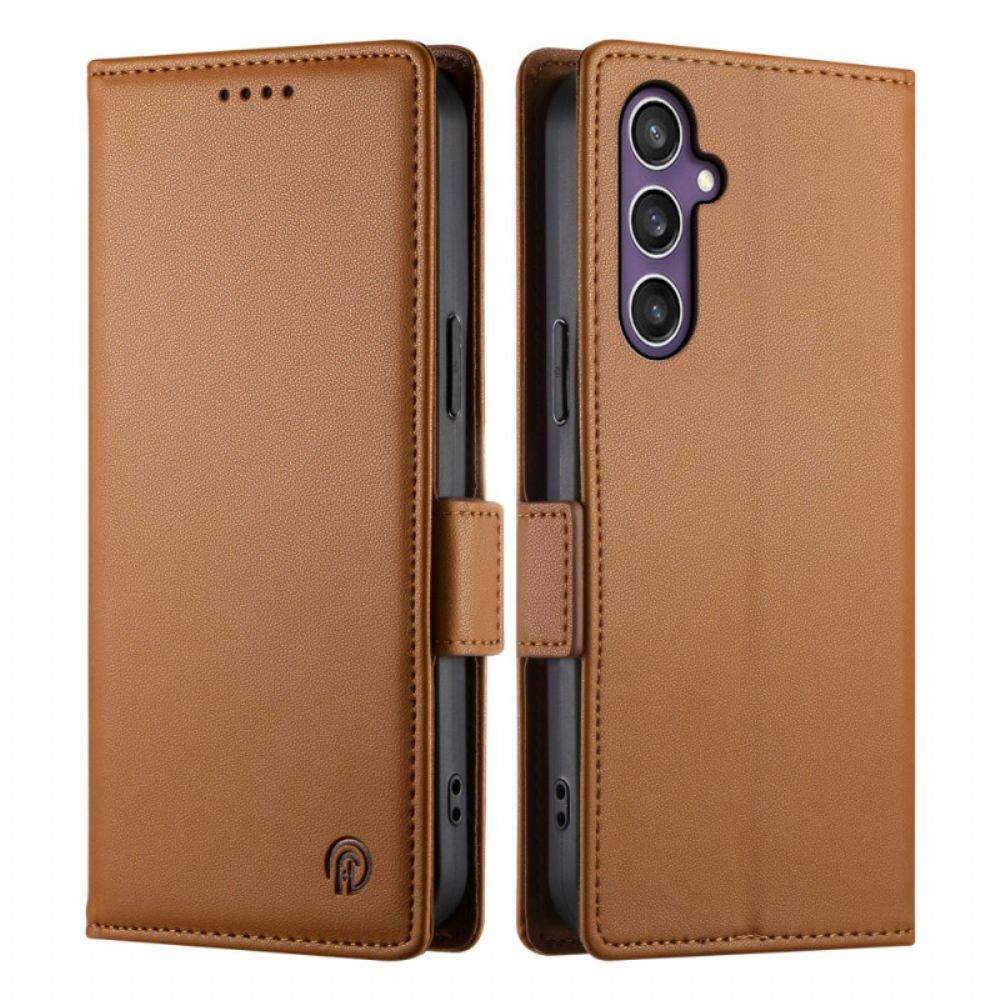 Leren Hoesje Samsung Galaxy S25 Fe 3 Kaartsleuven Bescherming Hoesje