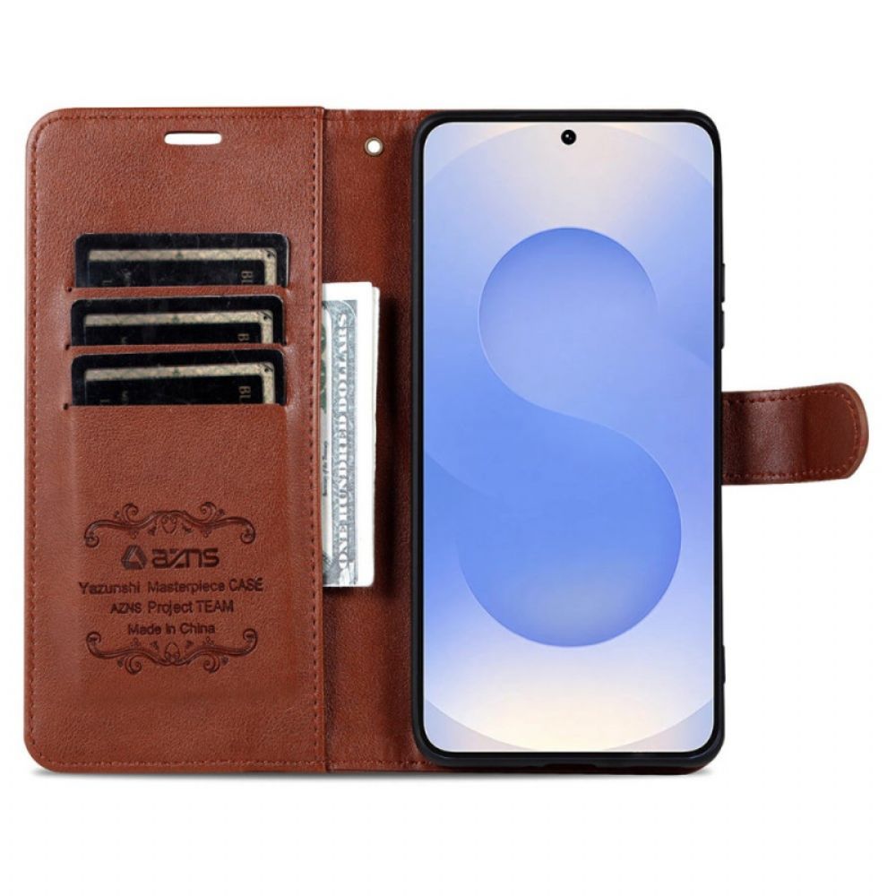 Leren Hoesje Samsung Galaxy S25 Fe Azns Bescherming Hoesje