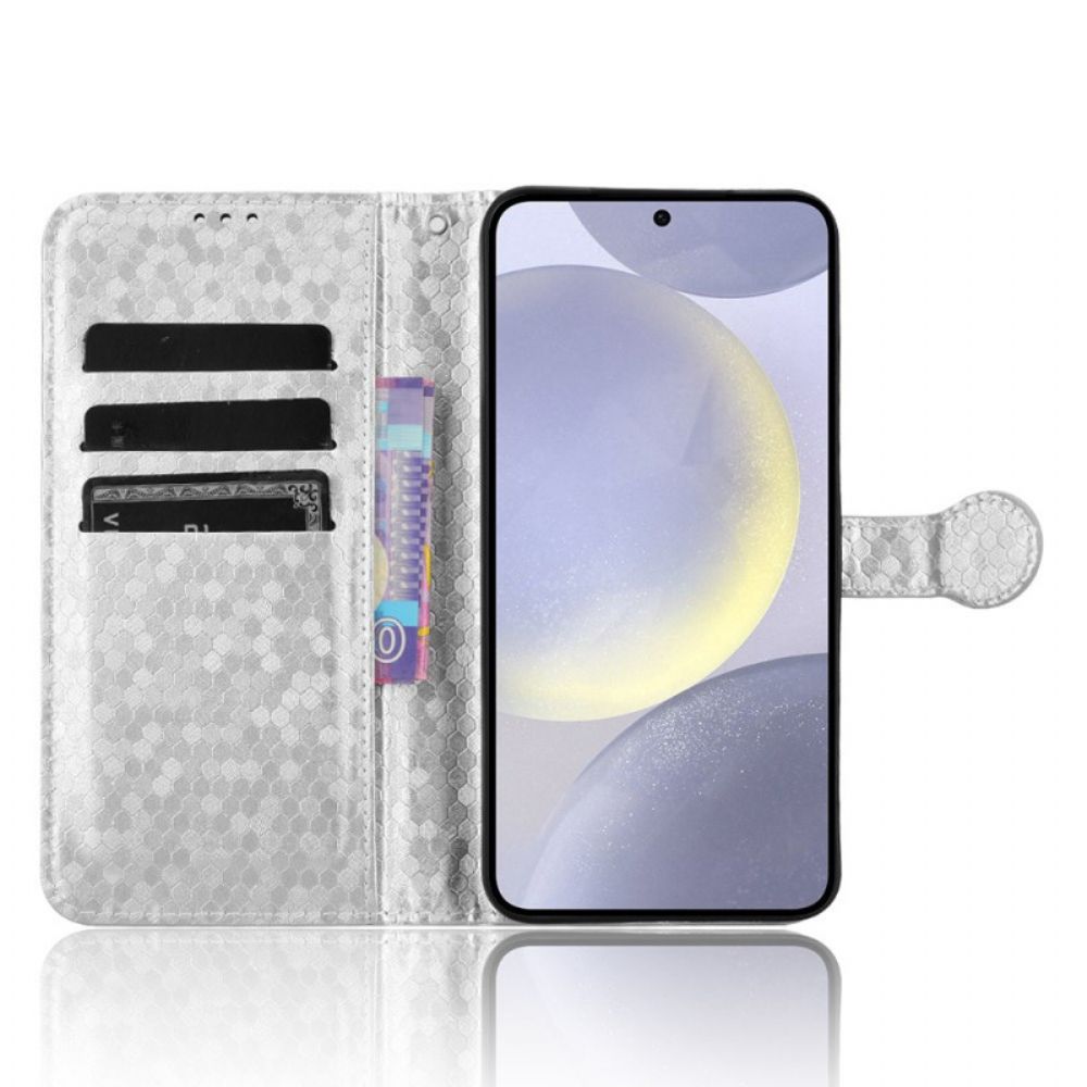 Leren Hoesje Samsung Galaxy S25 Fe Glanzend Bescherming Hoesje