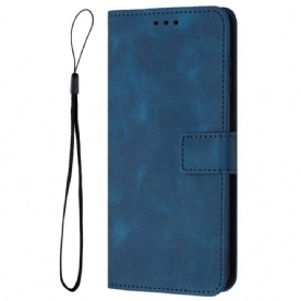 Leren Hoesje Samsung Galaxy S25 Fe Suède-effect Bescherming Hoesje