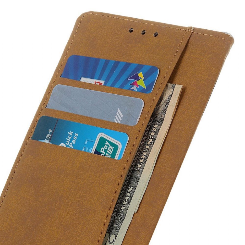 Leren Hoesje Voor Samsung Galaxy S25 Fe Effen