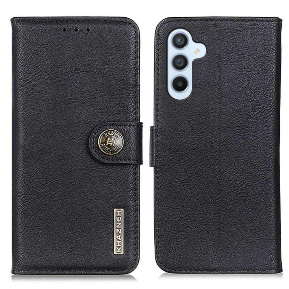 Leren Hoesje Voor Samsung Galaxy S25 Fe Vintage Khazneh